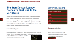 Desktop Screenshot of berkshiresjazz.org
